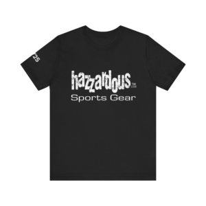 Hazzardous Sports Gear T-Shirts With Sleeve Logo